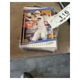 Stack of Football Sports Cards