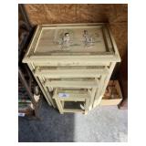 4 Vintage Oriental Nesting Tables