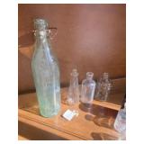 4 Collectible Advertising Bottles