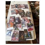 Stack of Football Cards