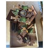 2 Old Cuckoo Clocks