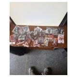 Stack of Football Cards