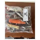 Bag of Vintage Advertising Bottle Openers