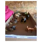 Lot of Duck Figures, Bear & Buck