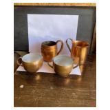 Lot of Copper Mugs & Cups