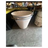 3 Large Tin Planter Pots