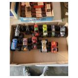 Flat of Hot Wheel Trucks