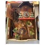 2 Very Old Cuckoo Clocks