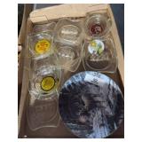 Flat of Vintage Advertising Ashtray