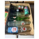 Flat of Vintage Soda Bottles & Coup Cans