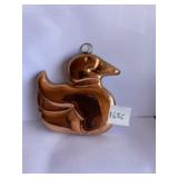Copper Cookie Mold Duck Dï¿½cor