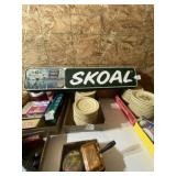 Large Skoal Sign & Clock