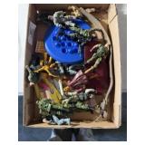 Flat of Toy Figurines