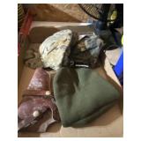 New Camo Hats & Leather Gun Holster