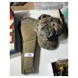 Pistol Case & Vintage Camo Hats