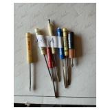 Lot of Advertising Screwdrivers