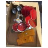 Vintage Bicycle Horn & Bicycle Reflectors