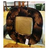 Ornate Art Glass & Stand