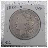 1880-O Morgan Silver Dollar