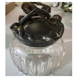 Antique Cut Glass Powder Jar