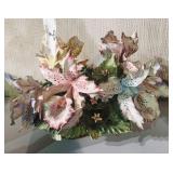 Vintage Capodimonte Floral Piece