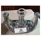 Chinese Blue / White Porcelain Pilgrim Flask