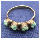 Sterling Silver Turquoise Southwest Style Ring