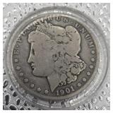 1901-O Morgan Silver Dollar
