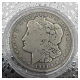 1921-S Morgan Silver Dollar