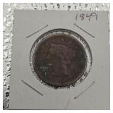 1849 Large Cent