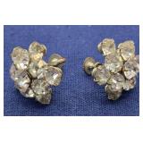 Beautiful Antique Austrian Crystal Earrings