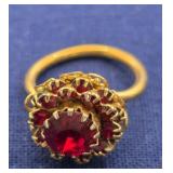 Vintage Red Stone Ring