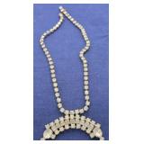 Elegant Art Deco Rhinestone Necklace