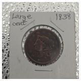 1838 Large Cent