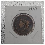 1837 Large Cent