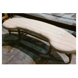 MCM Kidney Shaped Bench