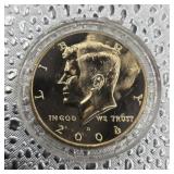 Gold Layered Kennedy Proof Half Dollar