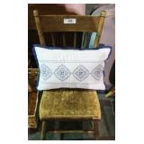 Antique Chair & Cushion