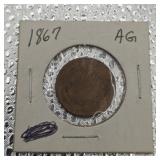 1867 Two Cent Piece