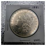 1881 Morgan Silver Dollar