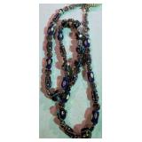 Beautiful Crystal & Glass Beaded Necklace