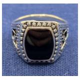 Onyx Vintage Estate Ring
