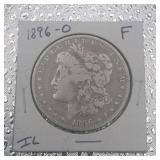 1896-O Morgan Silver Dollar