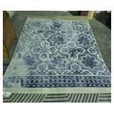 Blue & White Rug