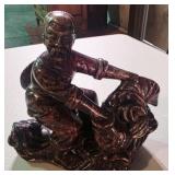 Vintage Carved Stone Chinese Sculpture