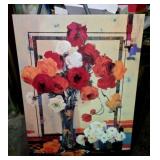 Floral Oil Painting on Canvas