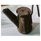 Metal Coal Miners Oil Wick Lamp