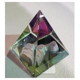 Small Pyramid Shape Paperweight