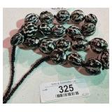 Vintage Black / White Statement Necklace