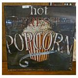 Fresh Hot Popcorn Sign